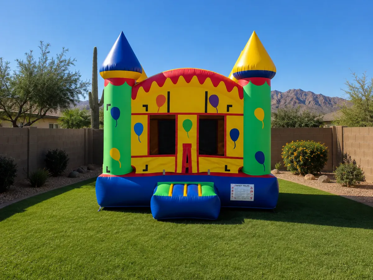 Carnival Castle multicolor bounce house