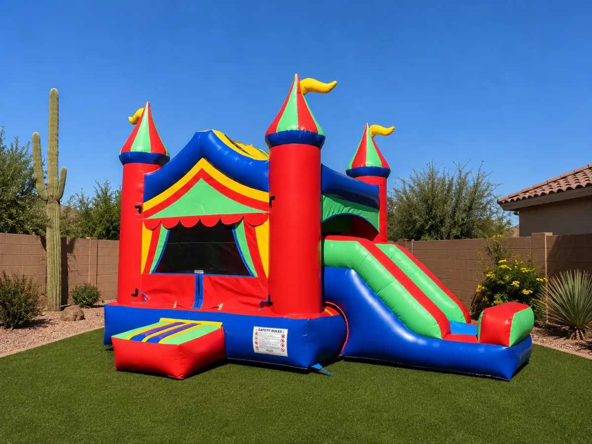 Mini Circus multicolor slide inflatable
